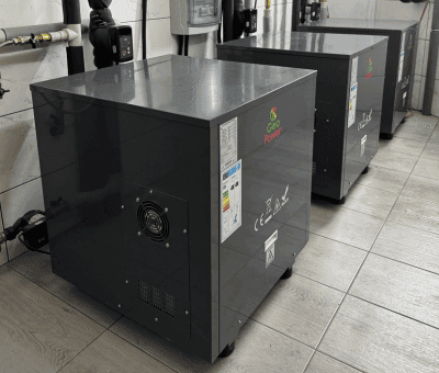 Kaskadowa instalacja pomp ciepła w Jabłonnie (Legionowo)