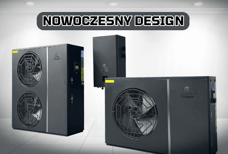 Nowoczesny design powietrznych pomp ciepła GeoPower