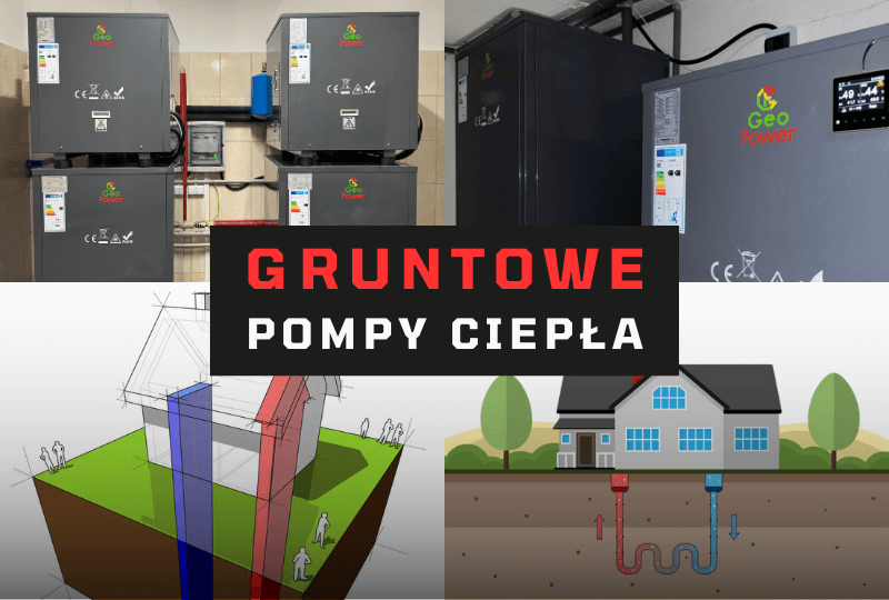 GeoPower gruntowe pompy ciepła - schematy instalacje