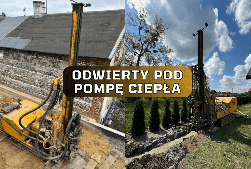 Odwierty pod gruntową pompę ciepła