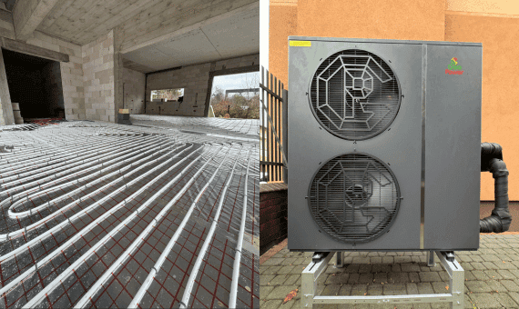 ogrzewanie podłogowe z pompą ciepła powietrzną