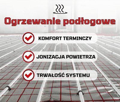 koszt ogrzewania podłogowego 100m2