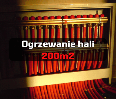ogrzewanie hali 200m2 pompą ciepła
