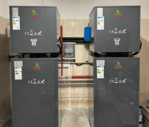 Gruntowe pompy GeoPower w budynku plebani w Warszawie