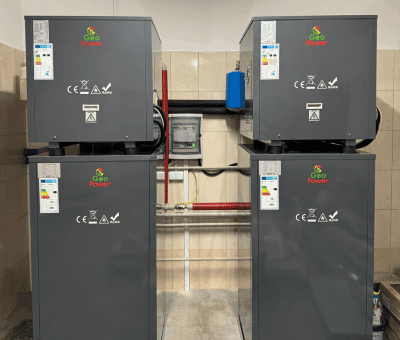 Gruntowe pompy GeoPower w budynku plebani w Warszawie