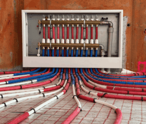 Rozdzielacz ogrzewania podłogowego