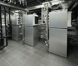 gruntowe pompy w bloku