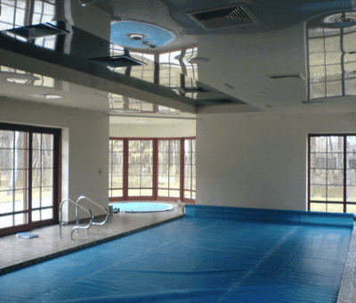 basen ogrzewany przez gruntową pompę ciepła