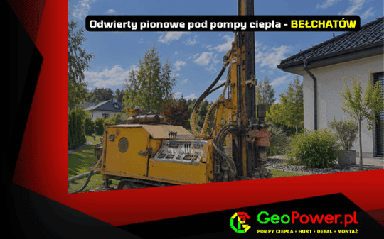 Odwierty pod pompy ciepła w Bełchatowie